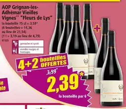 Norma Fleurs de lys aop grignan-les-adhémar vieilles vignes offre