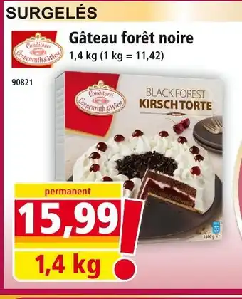 Norma Coppenrath & wiese gâteau forêt noire offre