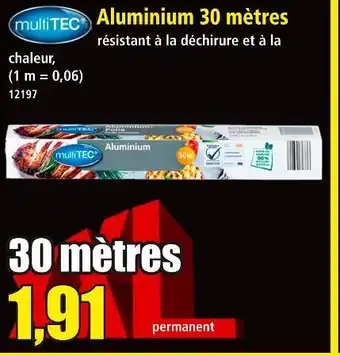 Norma Multi tec aluminium 30 mètres offre