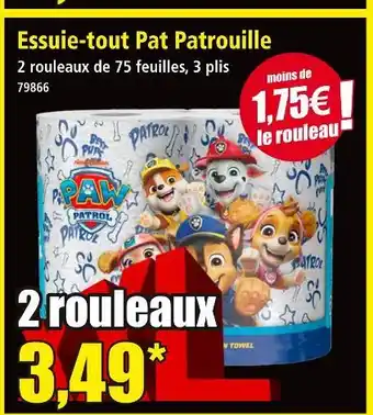 Norma Pat patrouille essuie-tout offre