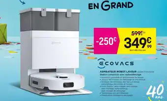 Ecovacs aspirateur robot laveur