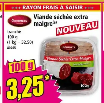 Norma Gourmets viande séchée extra maigre offre