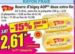 Norma Les régions à table beurre d'isigny aop doux extra-fin offre