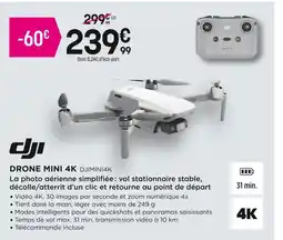 Pulsat Dji drone mini 4k offre