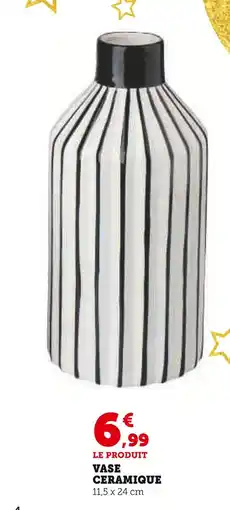 Hyper U Vase céramique offre