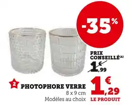 Hyper U Photophore verre offre