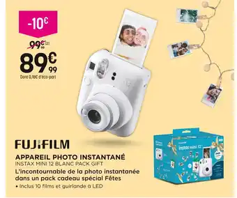 Pulsat Fujifilm appareil photo instantané offre