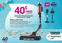 Pulsat Rowenta aspirateur balai multifonction yy5466fe offre