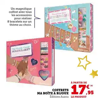 Hyper U Coffrets ma boîte à bijoux offre