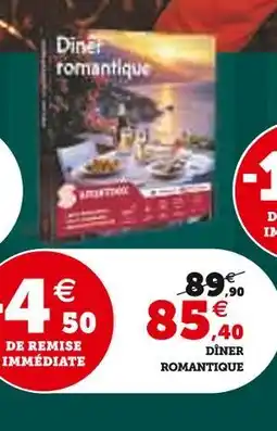 Hyper U Smartbox dîner romantique offre