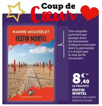 Hyper U Editions pocket festin mortel offre