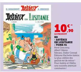 Hyper U Astérix bd - astérix en lusitanie - tome 41 offre