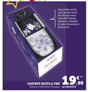 Coffret boite à thé