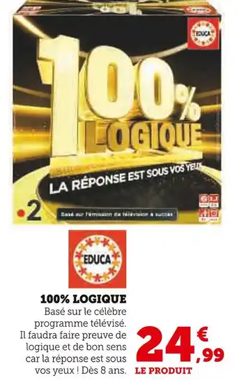 Hyper U Educa 100% logique offre