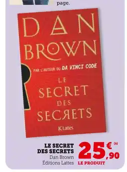 Hyper U Le secret des secrets offre