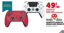 Hyper U Freak and geeks manette sans fil offre