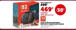 Hyper U Nintendo pack console nintendo switch 2 + mario kart world offre