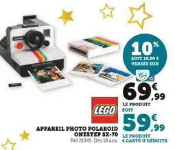 Hyper U Appareil photo onestep sx-70 offre