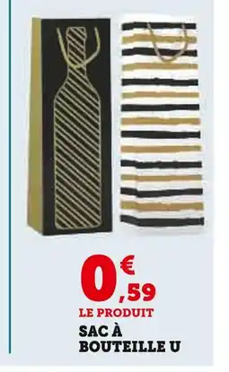 Hyper U U sac à bouteille offre