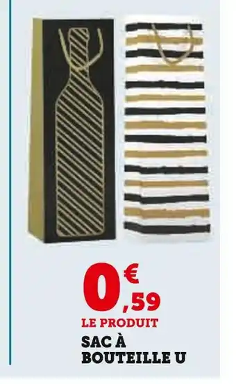 Hyper U U sac à bouteille offre