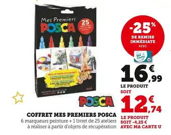 Hyper U Posca coffret mes premiers posca offre