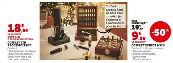 Hyper U Coffret vin 5 accessoires offre