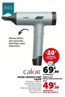 Hyper U Calor seche-cheveux tiny offre
