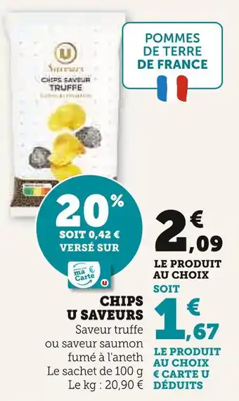 Super U U saveurs chips offre