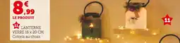 Super U Lanterne verre offre