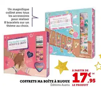Super U Coffrets ma boîte à bijoux offre