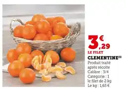 Super U Clementine offre