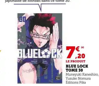 Super U Éditions pika blue lock tome 30 offre