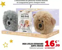 Super U Mes jolis oursons anti-froid offre