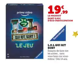 Super U Ravensburger l.o.l qui rit sort offre