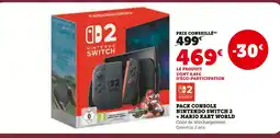 Super U Pack console nintendo switch 2 + mario kart world offre