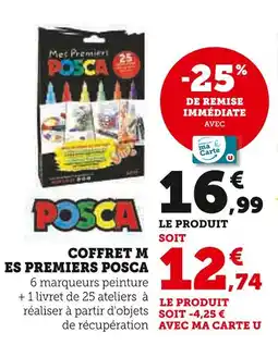 Super U Posca coffret mes premiers offre