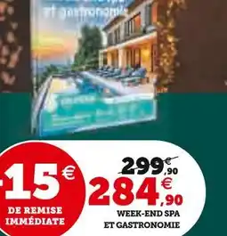 Super U Smartbox week-end spa et gastronomie offre
