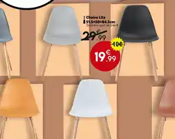 Maxi Bazar Lila chaise offre