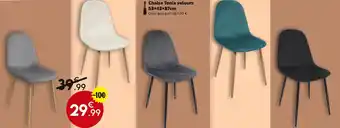 Maxi Bazar Chaise tonia velours offre