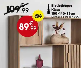 Maxi Bazar Bibliothèque klaus offre