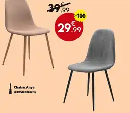 Maxi Bazar Chaise anya offre