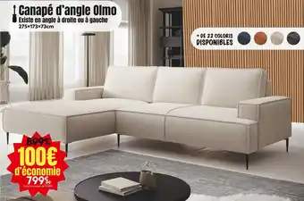 Maxi Bazar Canapé d'angle olmo offre