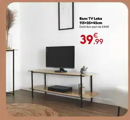 Maxi Bazar Banc tv loka 115x35x45cm offre