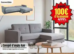 Maxi Bazar Canapé d'angle kair offre