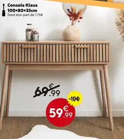 Maxi Bazar Klaus console offre