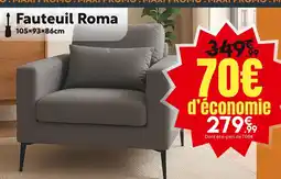 Maxi Bazar Roma fauteuil offre