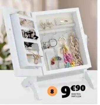Gifi Armoire à bijoux + miroir offre
