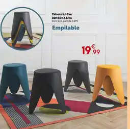 Maxi Bazar Tabouret eve offre