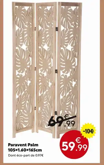 Maxi Bazar Paravent palm offre