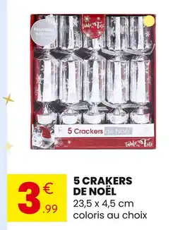 Stokomani 5 crackers de noël offre